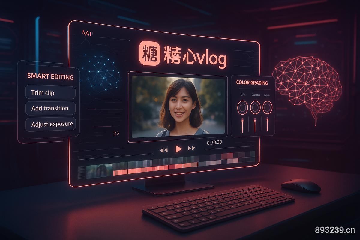 小蓝导航 AI视频剪辑工具